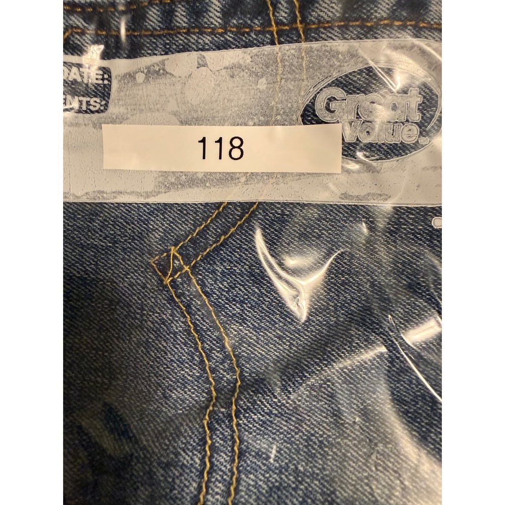 Levis 527 Slim Bootcut Jeans Mens 34x30 Medium Wash Denim Damaged - Picture 7 of 7